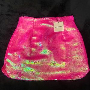 COPY - Shanice Sequin Mini Skirt in Neon Pink
superdown sz M